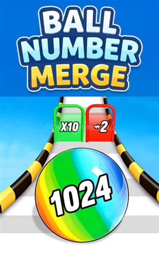 Ball Number Merge 3D Crazy Upgrade Run 😱🔥 #shorts