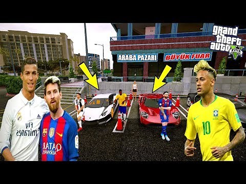 RONALDO VE MESSİ SÜPER PAHALI ARABA PAZARINA GİDİYOR! - GTA 5