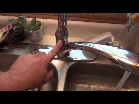 How to fix a leaking kitchen faucet