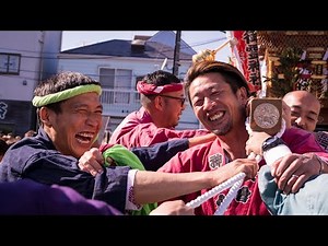 (Mikoshi Matsuri Festival 2020), Toriido Goryo-jinja Shrine. Famous Scene. #鳥井戸御霊神社 #甚句