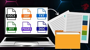 Extension d’un fichier qui s’ouvre avec un traitement de texte