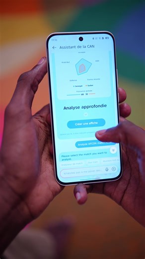 Analyse n'importe quel match de la CAN avec Ella pour connaître les équipes favorites - #androidtips #androidtricks #tecnoai #tecnomoblie
