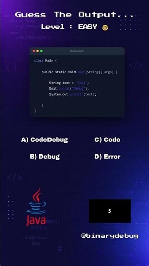 Test Your Java Knowledge Here 🧐