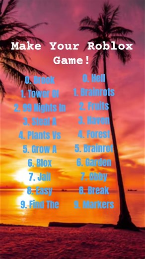 Make Your Roblox Game!