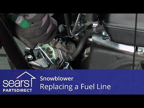 Replacing a Fuel Line on a Snowblower