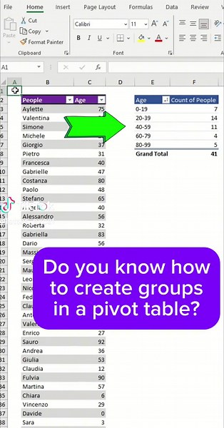 Crea Grupos en Tablas Dinámicas de Excel