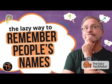 The Lazy Way to Remember People's Names | playmeo