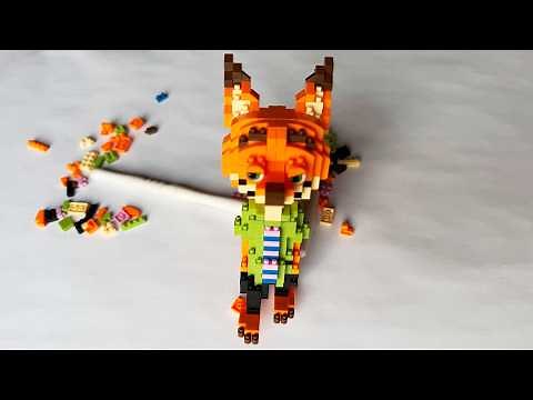 Crafting a Cute Lego Nick from Zootopia