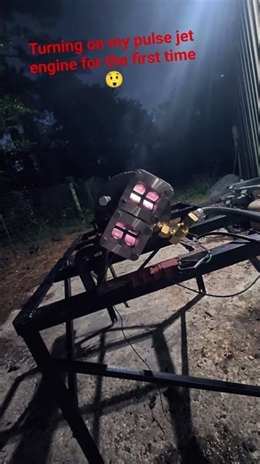 Turning on my pulse jet for the first time!
