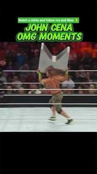 What a John Cena OmgMoments#wwe#aew#wrestling#prowrestling#reels#shorts #wweshorts#smackdown#joncena