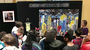 CherryArts Mobile Art Gallery on tour at Denver School of Science and...