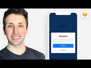 Popup UI Design Tutorial (Sketch App Step by Step Tutorial for Beginners)