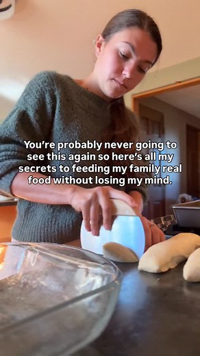 Here they are: 1. Stop over complicating meals - eggs and toast totally count as dinner. 2. Don’t make separate meals - kids can eat what we eat (just maybe mashed up or with apple slices on the side) 3. Batch cook once, thank yourself 3 times later - your freezer is your best friend. 4. Snacks are just mini meals - quit stressing about Pinterest worthy charcuterie boards 5. Choose simple over aesthetic - no one cares if the muffins are bakery worthy, they just care they exist. 6. Freeze everyth