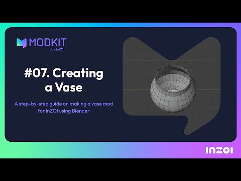 Create a Vase Mod | inZOI ModKit Tutorial