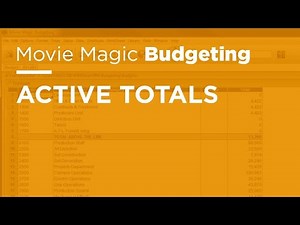 Legacy Movie Magic Budgeting - Active Totals