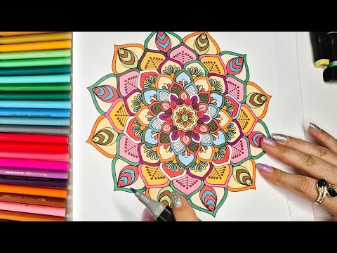 Color to Calm: The Ultimate Mandala Art for Deep Relaxation🌈🎨
