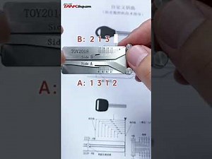How to Use Lishi TOY2018 to Pick, Decode Toyota/Lexus Lock & Generate a Key via 2M2 Tank Pro 2