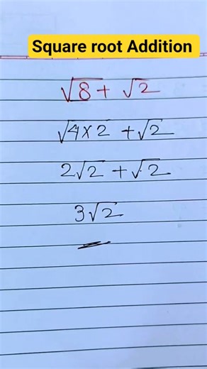 square root addition 😱 #squares1to15 #shorts #square #maths #add #addition #tricks