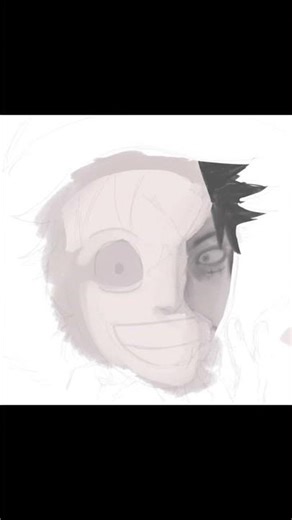 How to draw monkey D luffy tutorial part 1 #art #animeeart #onepiece #luffy