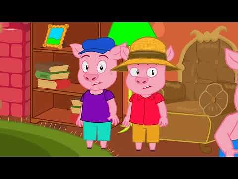 2 Contes | Les 3 Petits Cochons + Le Loup et le Cochon Gourmand | Dessin Animé
