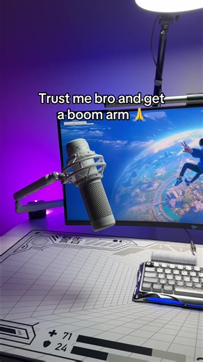 The boom arm I’m currently using with my gaming microphone. #mic #boomarm #microphone #gamingmic