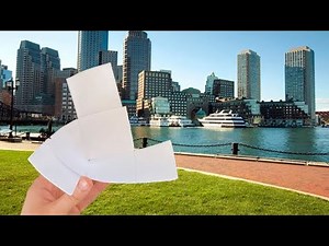How To Make Flying Paper Helicopter that stays in the air the longest