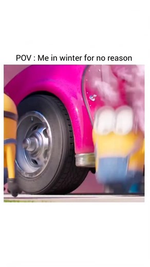 Sameer Khan on Instagram: "🌬️ Winter Minion Vibes 😂 ​Director: Kyle Balda ​Genre: Comedy, Animation, Short ​Runtime: Minion short ​Language: Minionese (Non-verbal) ​Release date: Minion short ​Cast: Minion (voice of Pierre Coffin) ​Plot summary: A Minion is playfully puffing out visible condensation from his breath in the cold winter air, acting as if he is an old, smoking vehicle. The text overlays the scene with "POV: Me in winter for no reason." ​Theme: Playfulness, silliness, cold weather 