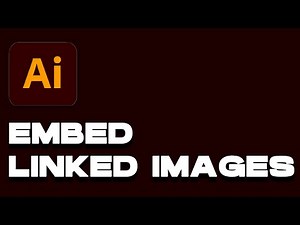 How to Embed Linked Images in Illustrator Embed All Images In Illustrator