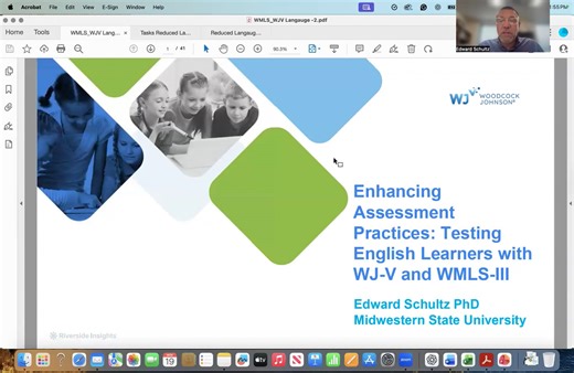 Enhancing Assessment Practices Testing English Learners with WJ-V and WMLS-III