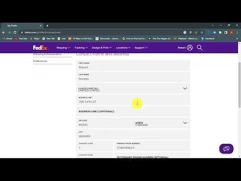 How To Change Shipping Address in FedEx