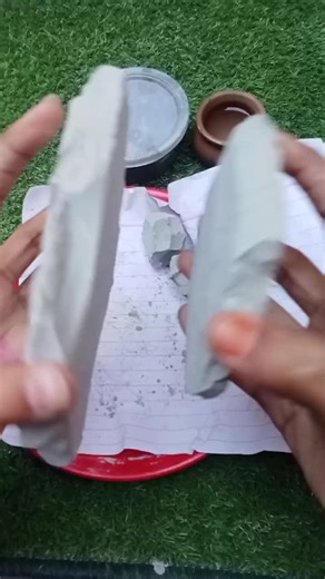 Exploring Clay Chunks ASMR Sensations