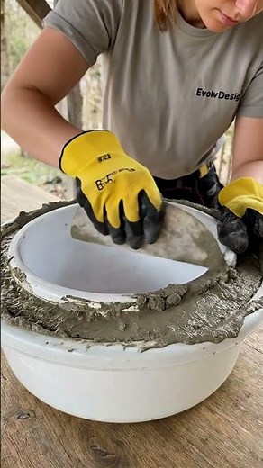 Concrete Sink Idea for Garden and Home