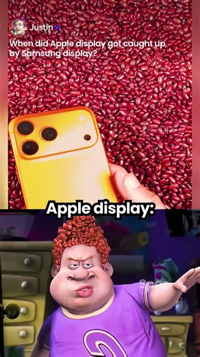 Samsung Out Displaying Apple 🥀📱
