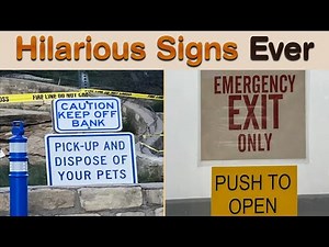 Hilarious Signs Ever That Make Simple Instructions Go Very Wrong 😂 || Sign Hub