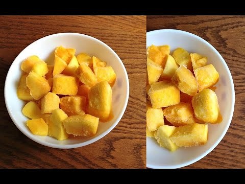 How To Freeze Mangoes - Mangoes Freezing Tips by (HUMA IN THE KITCHEN)