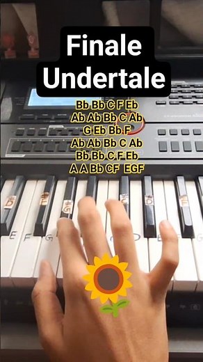 Finale UNDERTALE Piano Tutorial #shorts #undertale #flowey #pianotutorial #finaleundertale