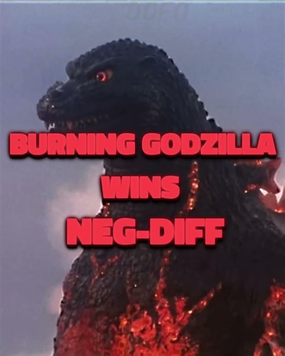 Burning Godzilla vs King ghidorah