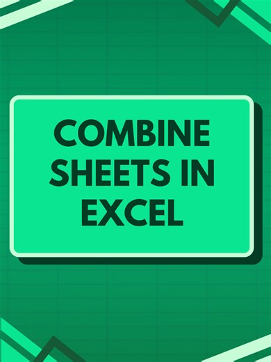 Still copying pasting between Excel sheets? 😭 VSTACK combines everything instantly — no mess, no stress. Want to automate Excel like this every day? DM me “EXCEL” and I’ll send you my free Excel × AI class #excel #automation #worksmarter