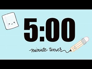 5 Minute Timer | Classroom Paper and Pencil Edition