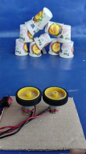 डीसी मोटर से तीर को चलाया . Dc Motor New Project