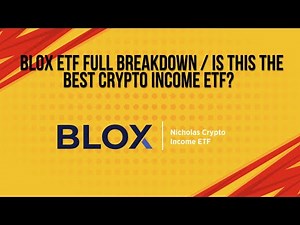 BLOX ETF full breakdown / is this the best crypto income ETF?