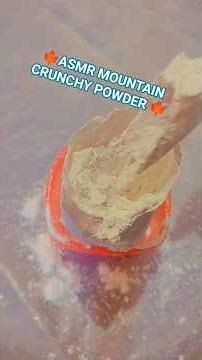 ASMR Argo Corn Starch: Mega Crunchy Bites! 🌽🔊#asmrcornstarch #cornstarch #shorts