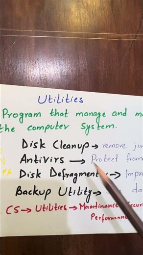 Your Computer Needs THIS to Stay Healthy! 😱 (Utilities) |Computer Science