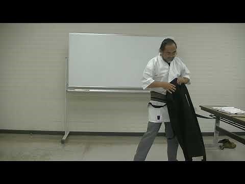 居合道着の着付け方