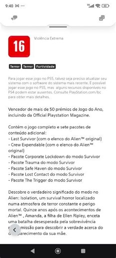 CORRA! Alien: Isolation - The Collection - PROMOÇÃO na PlayStation Store