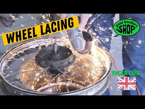 How to lace a motorcycle wheel // Paul Brodie's Shop