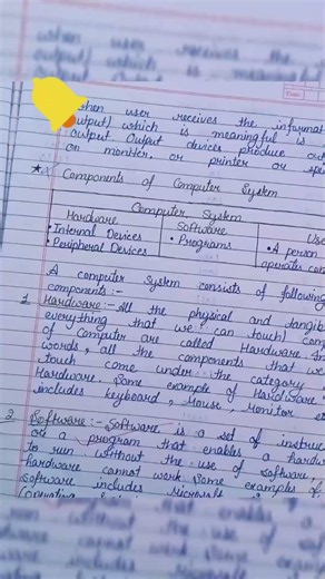 Class11th Computer Science 🖥️ Chapter 1 Introduction | Simple Notes | #class12 #science #cbse #hbse