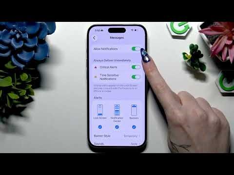 APPLE iPhone 15 Pro – Turn On/Off App Notifications