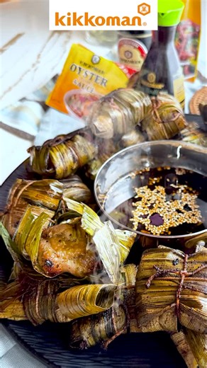 This recipe features a juicy chicken marinated in a blend of traditional aromatics, then wrapped in pandan leave and deep fried. Serve with Sweet and tangy dipping sauce using Kikkoman. #kikkomanph #cookwithKikkoman2025 #umami #soysauce #seasoning #foodieph #panlasangpinoy #restautant #recipes #flavor #foodservice #karinderya #asianfood #pandanchicken #chicken #oystersauce | Kikkoman Philippines