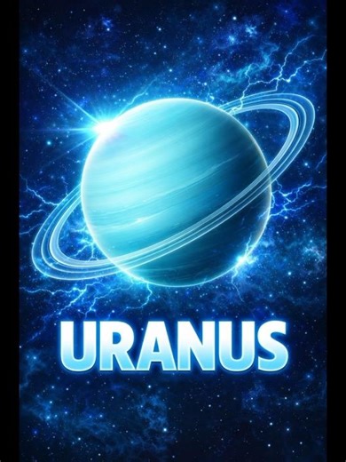 This Planet Spins Sideways 🌀💎 | #uranus #space #viral #shorts #cosmic